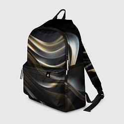 Рюкзак Чёрно-золотой градиент, цвет: 3D-принт
