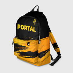 Рюкзак Portal - gold gradient: символ сверху, цвет: 3D-принт
