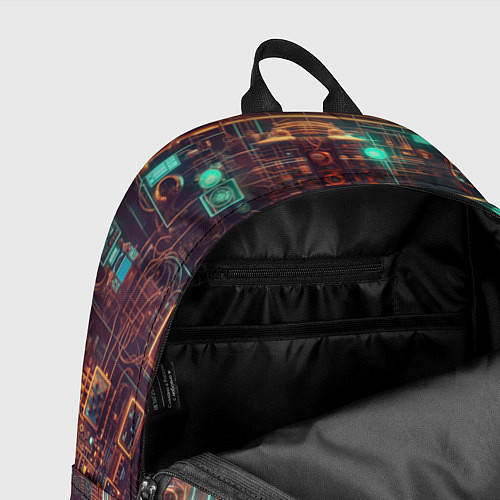 Рюкзак Светящиеся панели / 3D-принт – фото 4