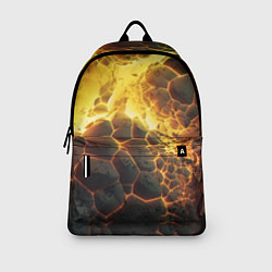 Рюкзак Разлом плит из лавы, цвет: 3D-принт — фото 2