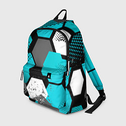 Рюкзак Шестиугольники абстрактный фон, цвет: 3D-принт