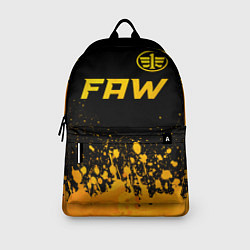 Рюкзак FAW - gold gradient: символ сверху, цвет: 3D-принт — фото 2