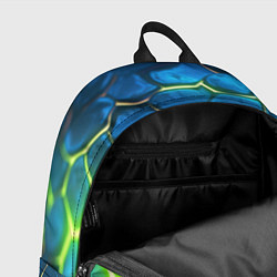 Рюкзак CSGO green blue neon, цвет: 3D-принт — фото 2