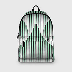 Рюкзак Зеленый геометрический круглый узор, цвет: 3D-принт — фото 2