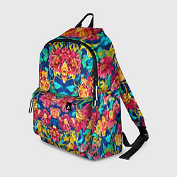 Рюкзак Зеркальный цветочный паттерн - мода, цвет: 3D-принт