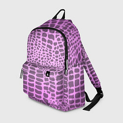 Рюкзак Розовая рептилия, цвет: 3D-принт