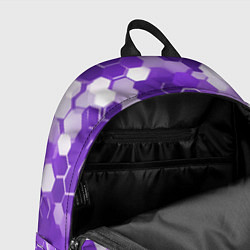 Рюкзак Кибер Hexagon Фиолетовый, цвет: 3D-принт — фото 2