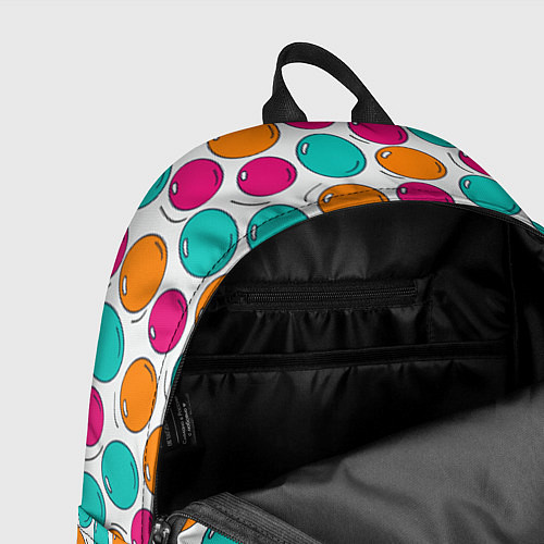 Рюкзак Яркие цветные пузыри / 3D-принт – фото 4