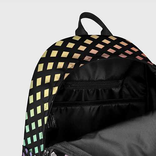 Рюкзак Цветной под сеткой имитация / 3D-принт – фото 4