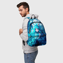 Рюкзак Снежная лиса в стиле аниме, цвет: 3D-принт — фото 2