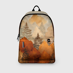 Рюкзак Осенний лес в оранжевых тонах, цвет: 3D-принт — фото 2