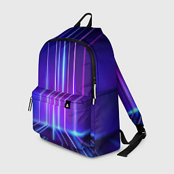 Рюкзак Neon glow - vaporwave - strips, цвет: 3D-принт