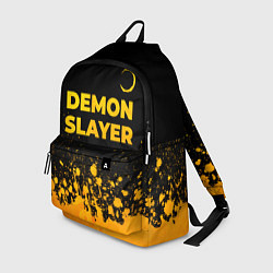 Рюкзак Demon Slayer - gold gradient: символ сверху