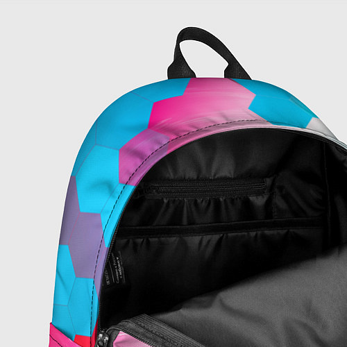 Рюкзак Zelda neon gradient style: символ сверху / 3D-принт – фото 4
