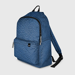 Рюкзак Текстура синей кожи, цвет: 3D-принт