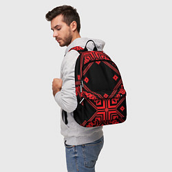 Рюкзак Национальный черный, цвет: 3D-принт — фото 2
