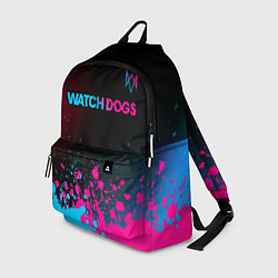 Рюкзак Watch Dogs - neon gradient: символ сверху