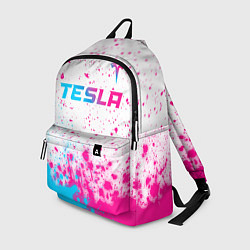 Рюкзак Tesla neon gradient style: символ сверху