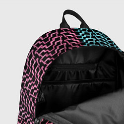 Рюкзак Неоновая кибер броня-кольчуга, цвет: 3D-принт — фото 2
