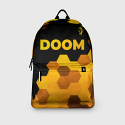 Рюкзак Doom - gold gradient: символ сверху, цвет: 3D-принт — фото 2