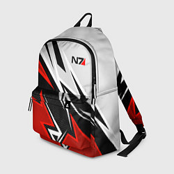 Рюкзак N7 mass effect - white and red