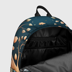 Рюкзак Фэнтезийная лисичка в лесу фолк-арт, цвет: 3D-принт — фото 2