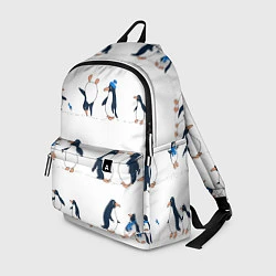 Рюкзак Семейство пингвинов на прогулке, цвет: 3D-принт
