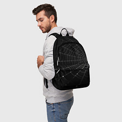 Рюкзак Паутина на черном фоне, цвет: 3D-принт — фото 2