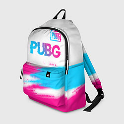 Рюкзак PUBG neon gradient style посередине