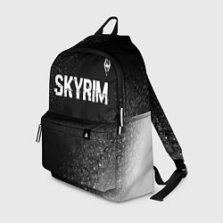 Рюкзак Skyrim glitch на темном фоне посередине, цвет: 3D-принт