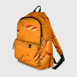Рюкзак Оранжевый мотив, цвет: 3D-принт