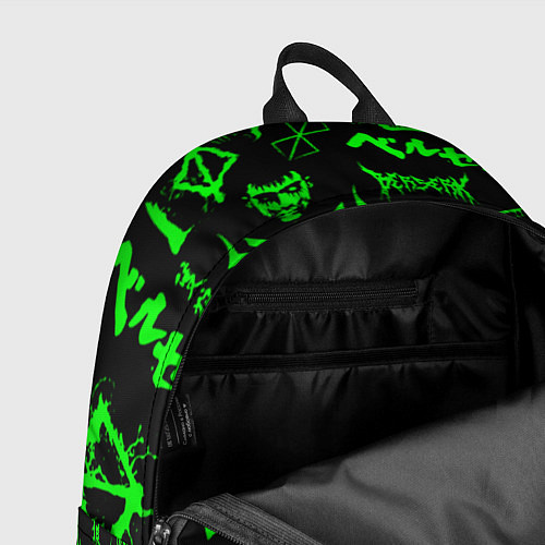 Рюкзак Berserk neon green / 3D-принт – фото 4