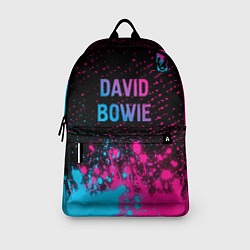 Рюкзак David Bowie - neon gradient посередине, цвет: 3D-принт — фото 2