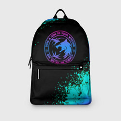 Рюкзак Ведьмак неоновый логотип, цвет: 3D-принт — фото 2