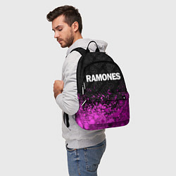 Рюкзак Ramones rock legends посередине, цвет: 3D-принт — фото 2