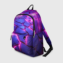Рюкзак Неоновые фиолетовые камни со свечением