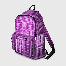 Рюкзак Фиолетовые неоновые полосы киберпанк