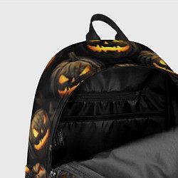 Рюкзак Зловещие хэллоуинские тыквы, цвет: 3D-принт — фото 2