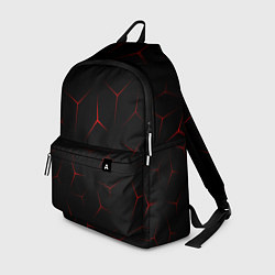 Рюкзак Красный кибер узор, цвет: 3D-принт