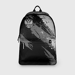 Рюкзак Герб РФ - серый монохромный, цвет: 3D-принт — фото 2
