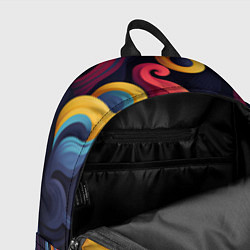 Рюкзак Цветной хаос, цвет: 3D-принт — фото 2