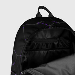 Рюкзак Фиолетовые трещины, цвет: 3D-принт — фото 2