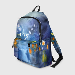 Рюкзак После дождя акварель, цвет: 3D-принт