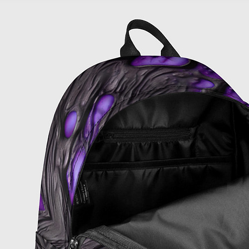 Рюкзак Фиолетовая текучая субстанция / 3D-принт – фото 4