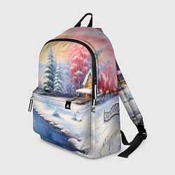 Рюкзак Сказочная метель подарков, цвет: 3D-принт