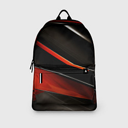 Рюкзак Красные и черные вставки, цвет: 3D-принт — фото 2