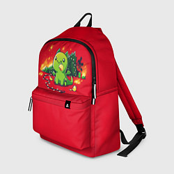 Рюкзак Новогодний кото-дракон, цвет: 3D-принт