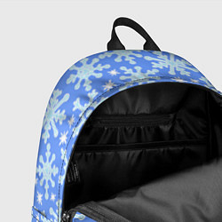 Рюкзак Мультяшные снежинки, цвет: 3D-принт — фото 2