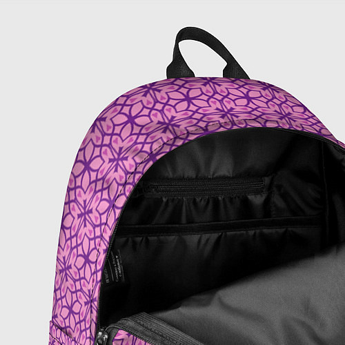 Рюкзак Фиолетовый орнамент / 3D-принт – фото 4