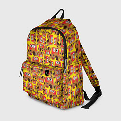 Рюкзак Мультяшные разноцветные монстрики, цвет: 3D-принт